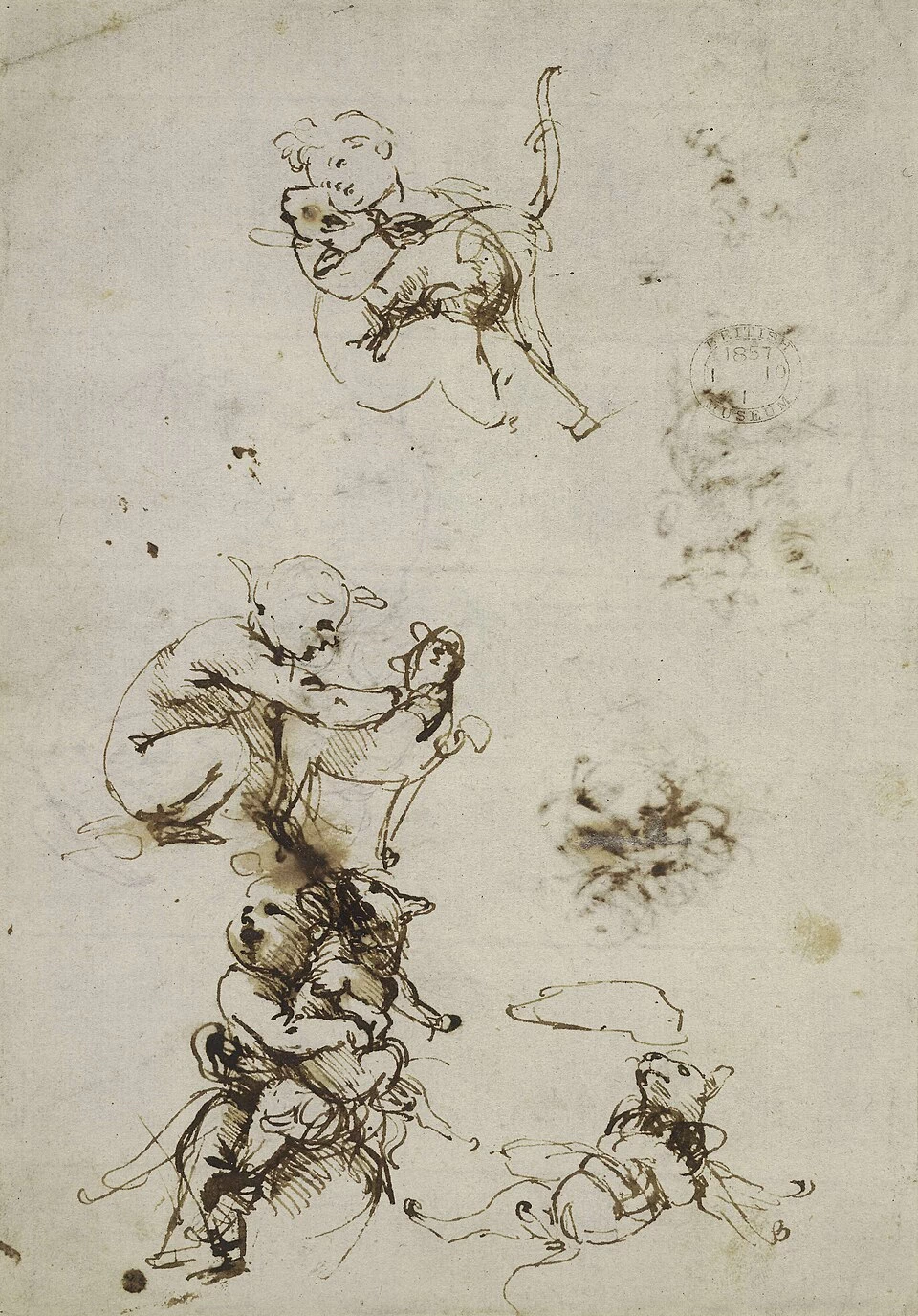 150-Studio di bambino con cane - British Museum, Londra